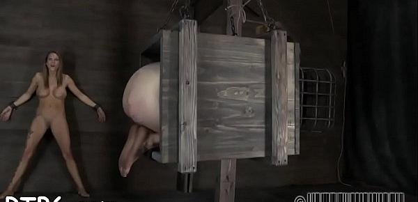 Cruel castigation for beauty&039;s cunt